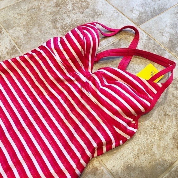 🆕 Lole pink striped adjustable tankini swi… - Picture 3 of 9